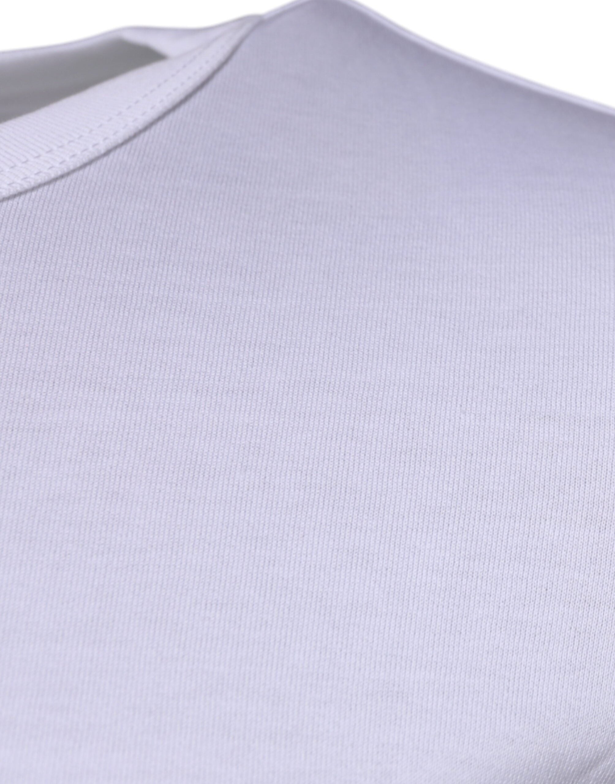 Dolce & Gabbana Weißes Panda King Baumwoll-T-Shirt mit Rundhalsausschnitt