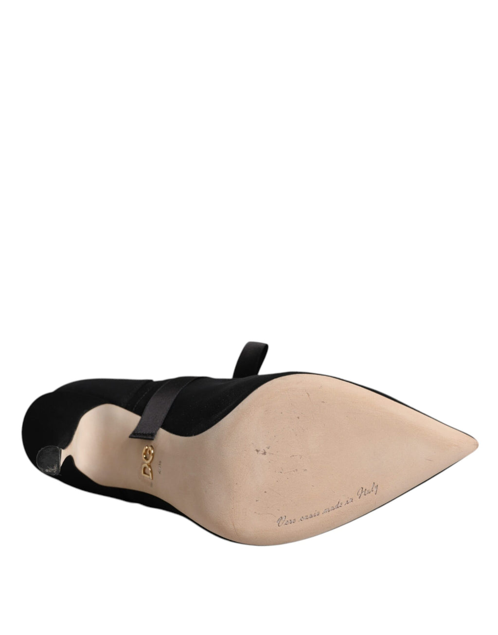 Dolce & Gabbana Schwarz Stiletto Heels Mid Calf Stiefel Schuhe