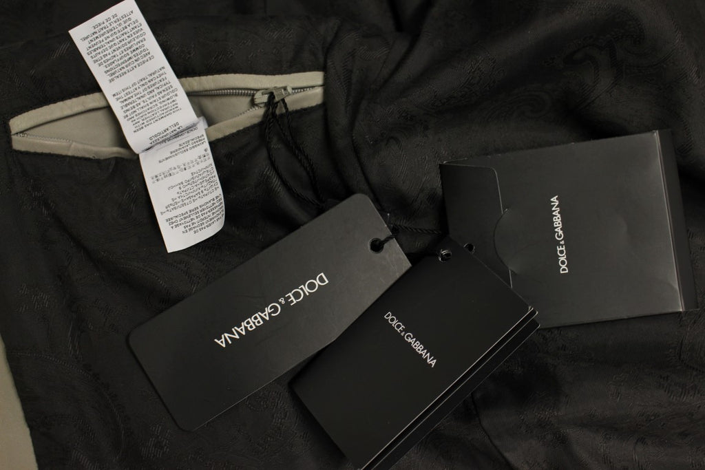 Dolce & Gabbana Beige Lederjacke Bikermantel