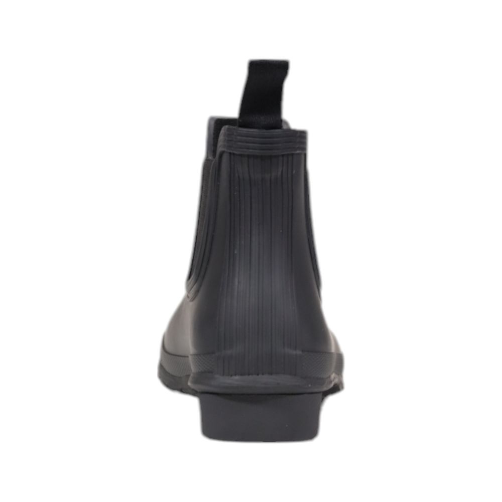 Hunter Schwarze Chelsea-Stiefeletten aus recyceltem Polyester