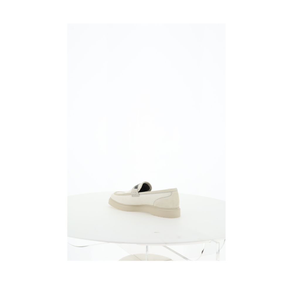 Brunello Cucinelli Beige Loafer Schuhe