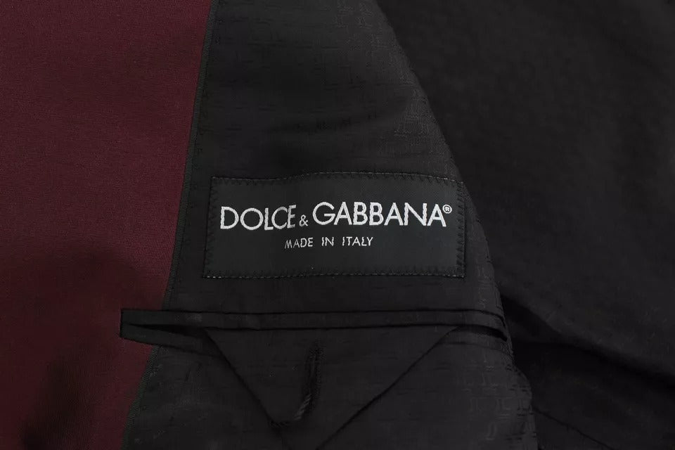 Dolce & Gabbana Mehrfarbiger gestreifter Runway 3-teiliger Slim Fit Westenanzug