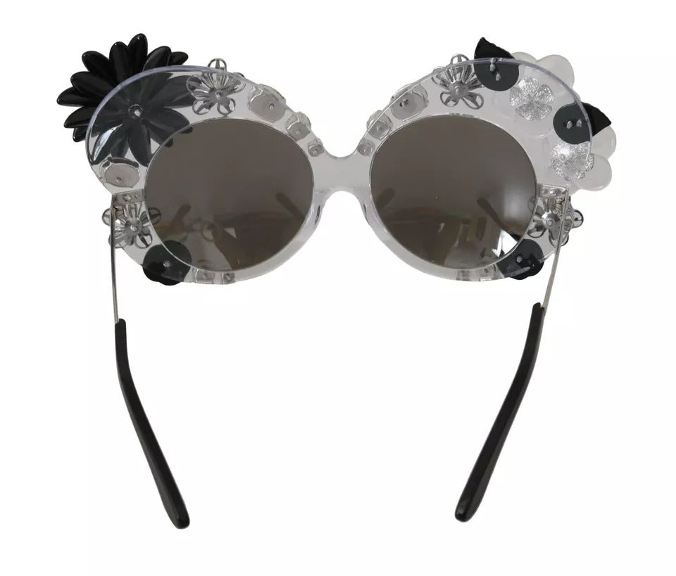 Dolce & Gabbana Transparente DG4292 Runde Kristall-Sonnenbrille
