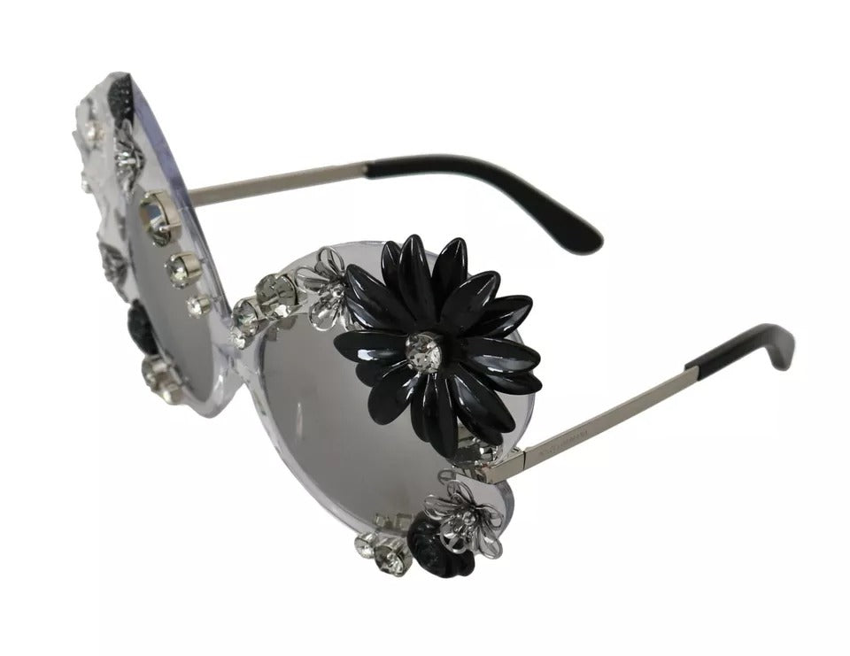 Dolce & Gabbana Transparente DG4292 Runde Kristall-Sonnenbrille