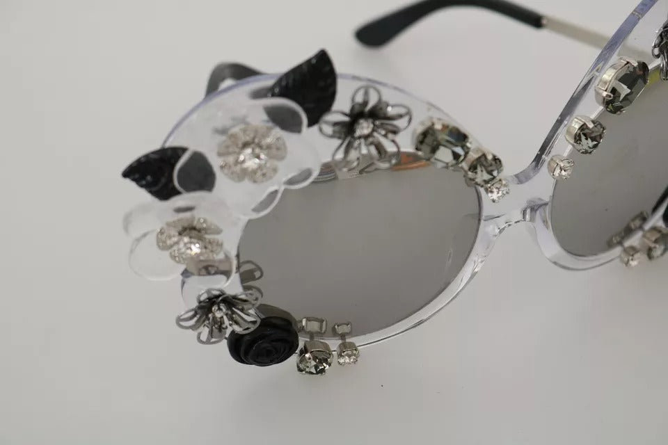 Dolce & Gabbana Transparente DG4292 Runde Kristall-Sonnenbrille