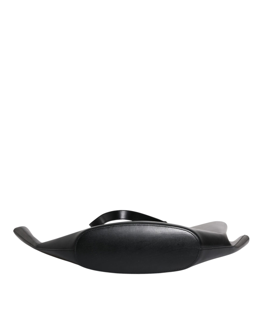 Brunello Cucinelli Schwarze Leder-Logo-Schulterriemen-Einkaufstasche