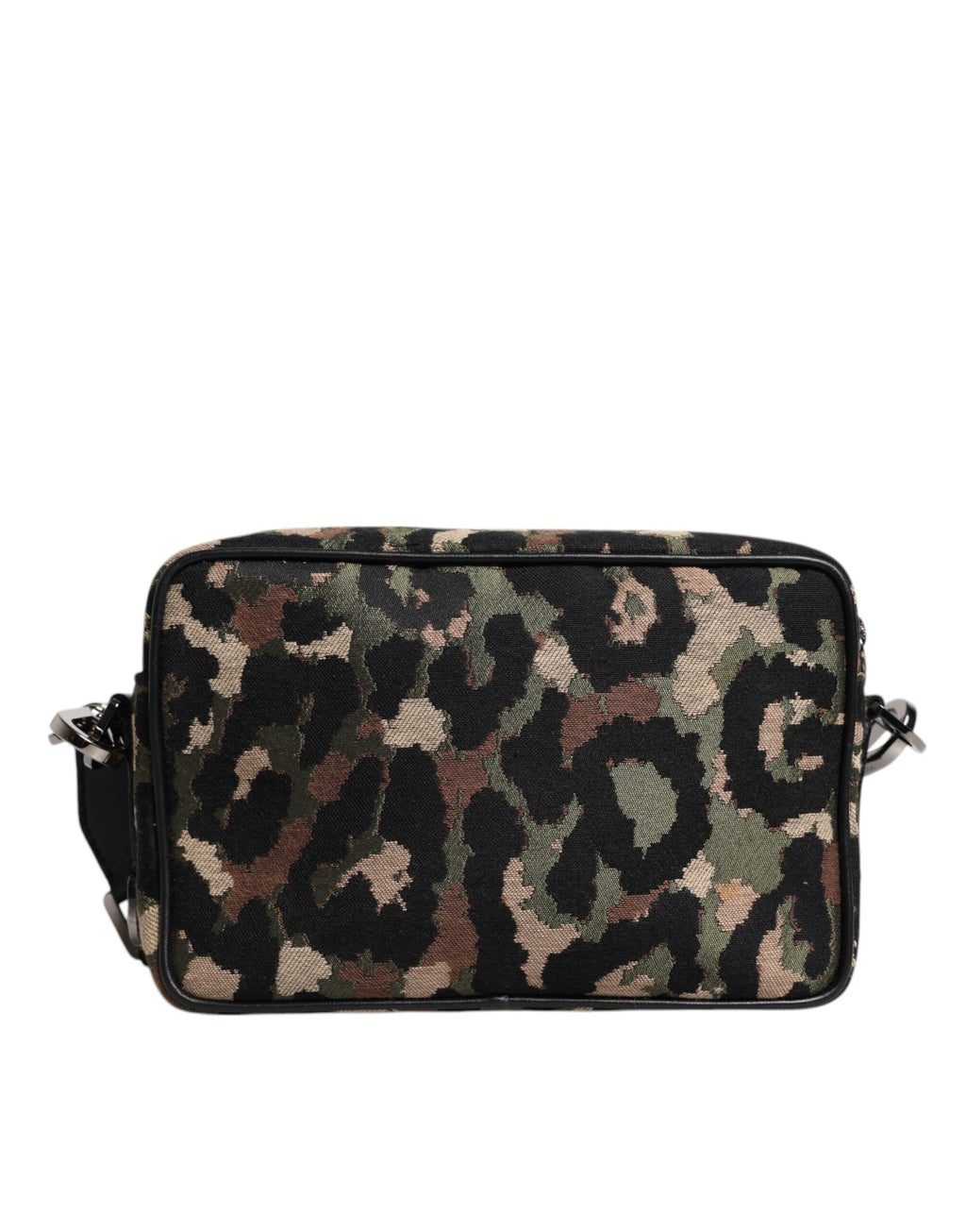 Dolce & Gabbana Multicolor Leopard Jacquard DG Logo Crossbody Tasche