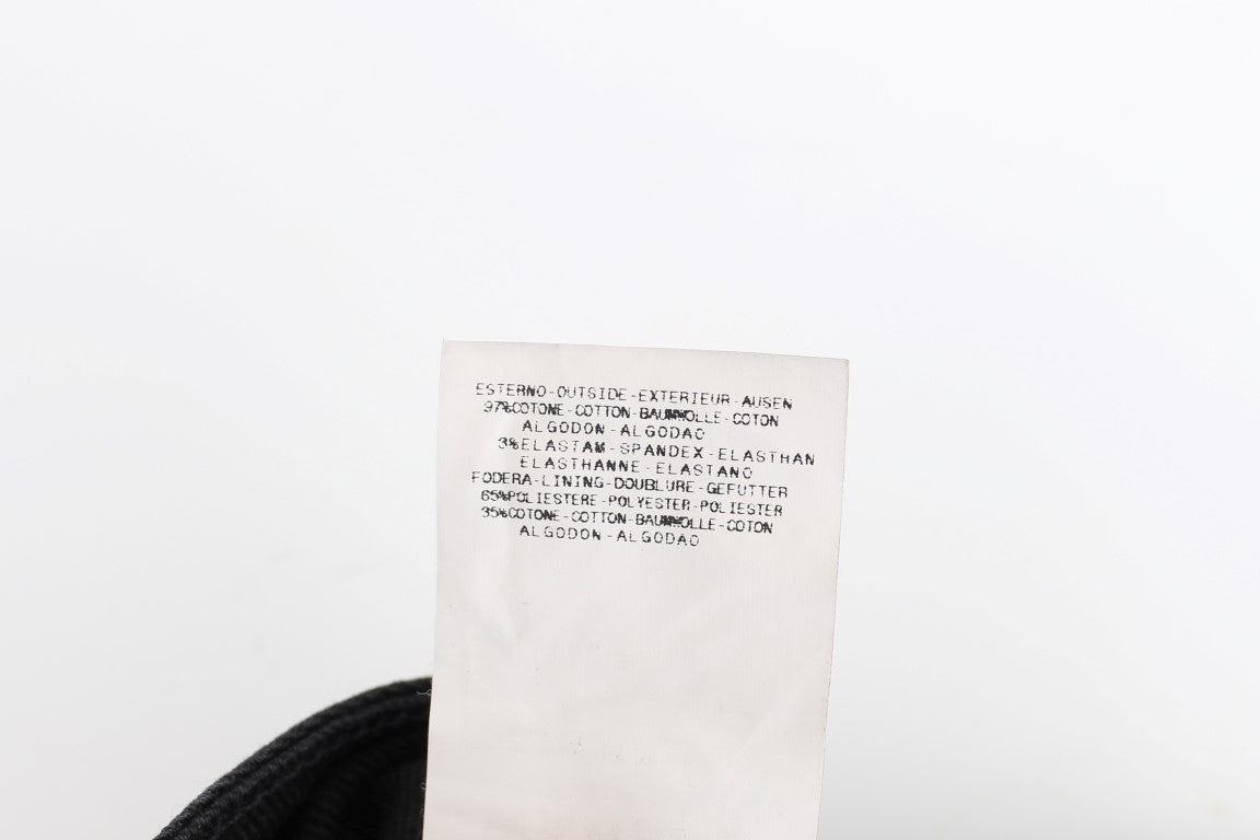 Cavalli Schwarze Cotton Stretch Slim Skinny Fit Jeans