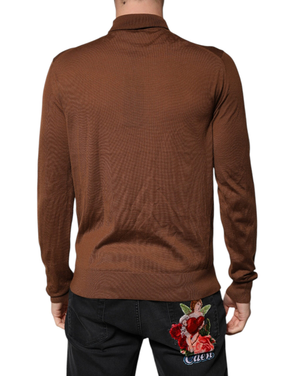 Dolce & Gabbana Brauner Kaschmir-Rollkragenpullover