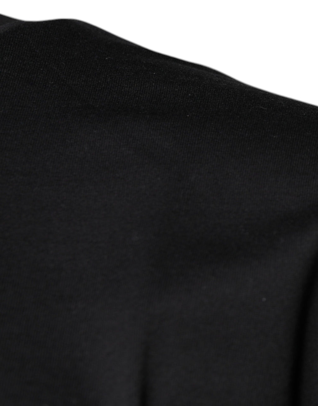 Dolce & Gabbana Schwarzes DG Logo Print Baumwoll-T-Shirt mit Rundhalsausschnitt