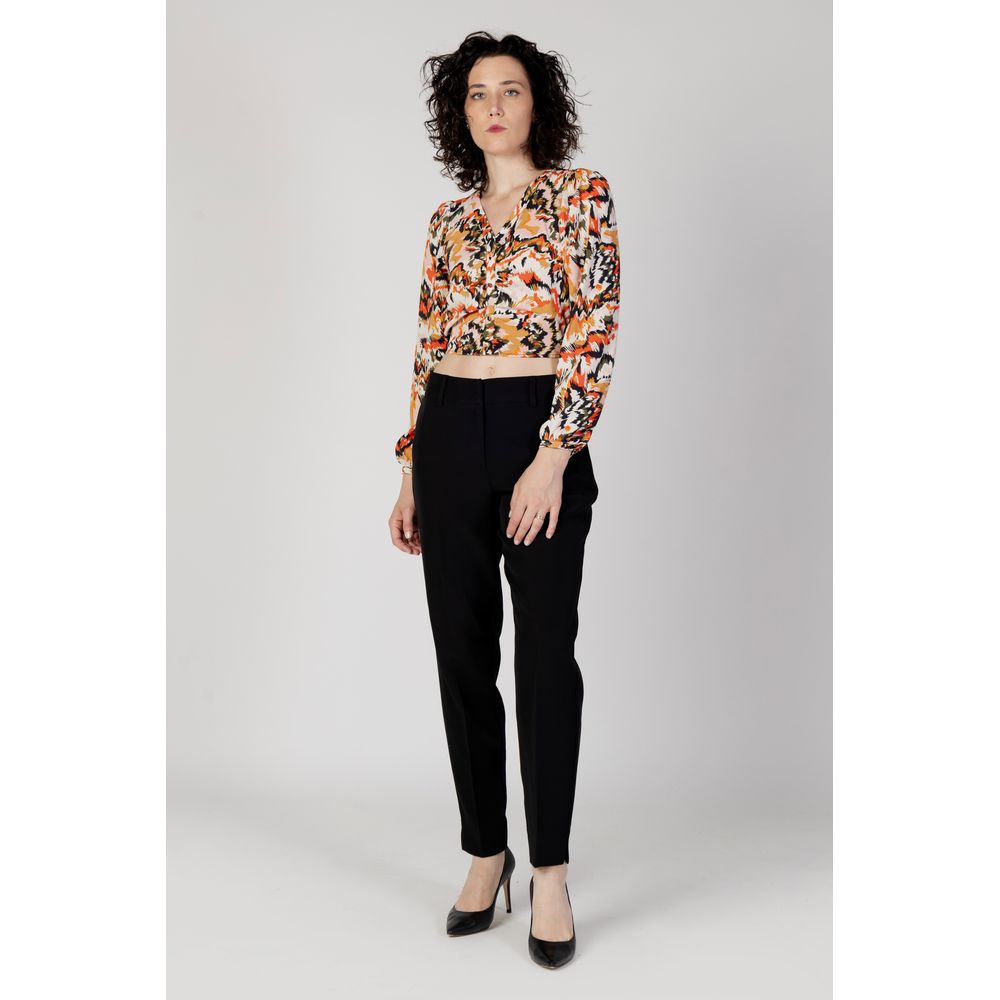 Only Orangefarbene Polyester-Bluse