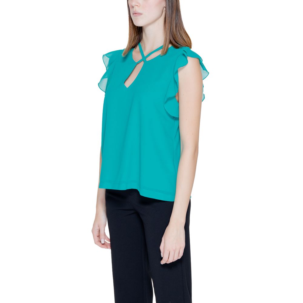 Rinascimento Grüne Polyester-Bluse