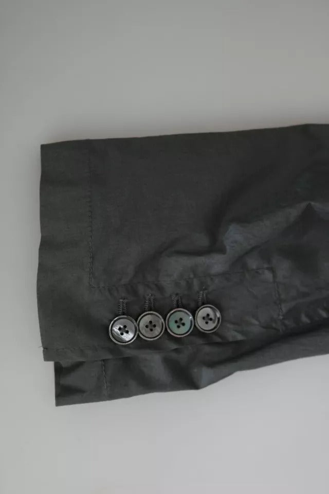 Dolce & Gabbana Grauer einreihiger Sakko aus Baumwolle