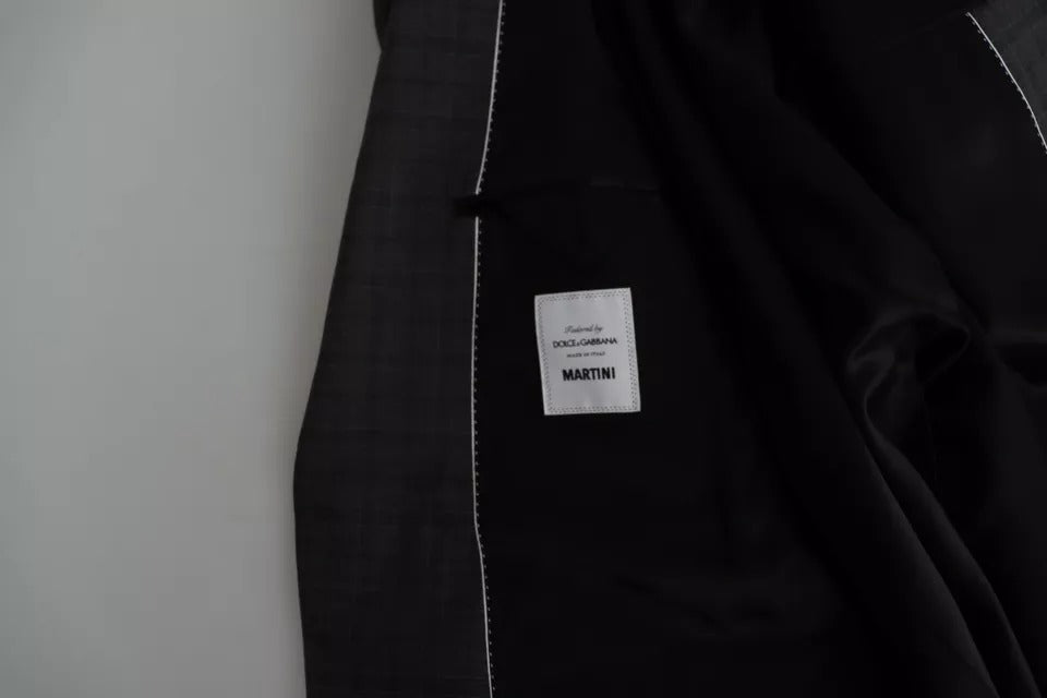 Dolce & Gabbana Grauer Herrenanzug aus Wolle, zweiteilig, MARTINI