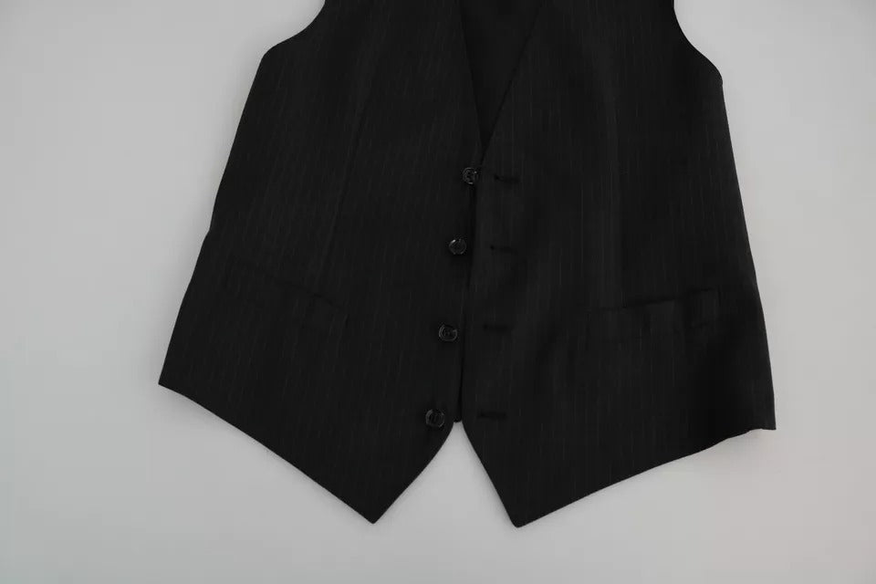 Dolce & Gabbana Schwarz Herren Formal STAFF Kleid Weste Weste