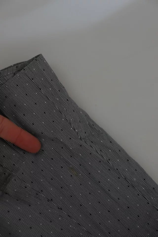 Dolce & Gabbana Graues, gepunktetes Hemd SICILIA Semi Fitted Formal