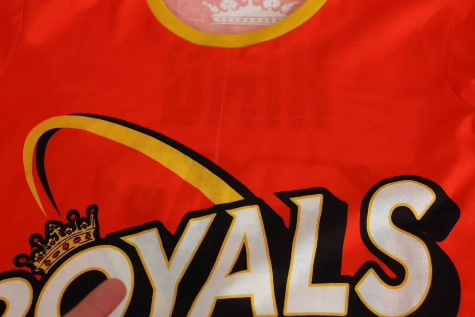 Dolce & Gabbana Orange Royals Druck Rundhals-T-Shirt