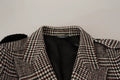 Dolce & Gabbana Karierter Langer Trenchcoat