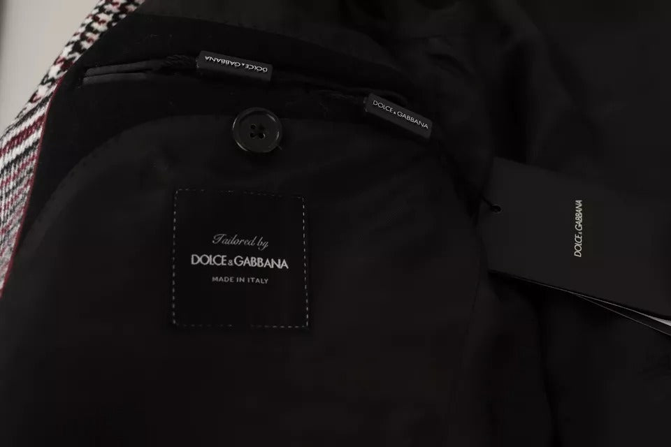Dolce & Gabbana Karierter Langer Trenchcoat