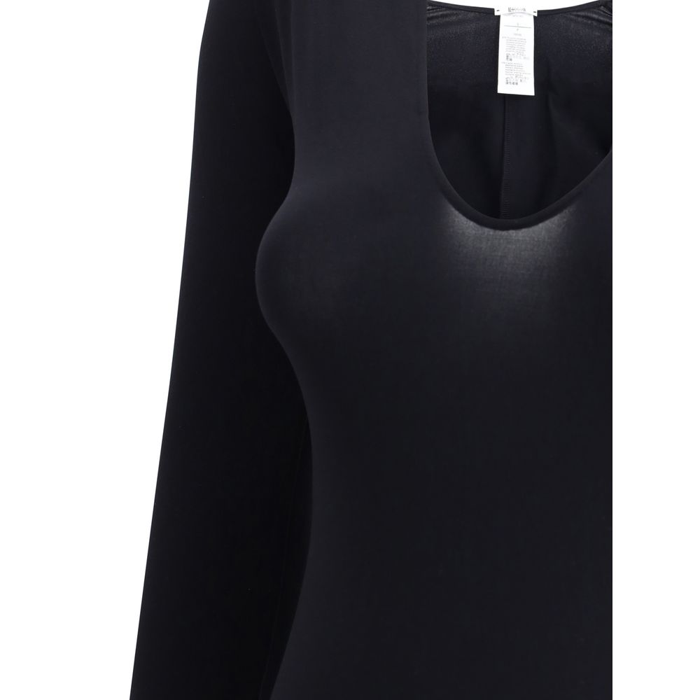 Wolford Schwarzes Top aus Polyamid