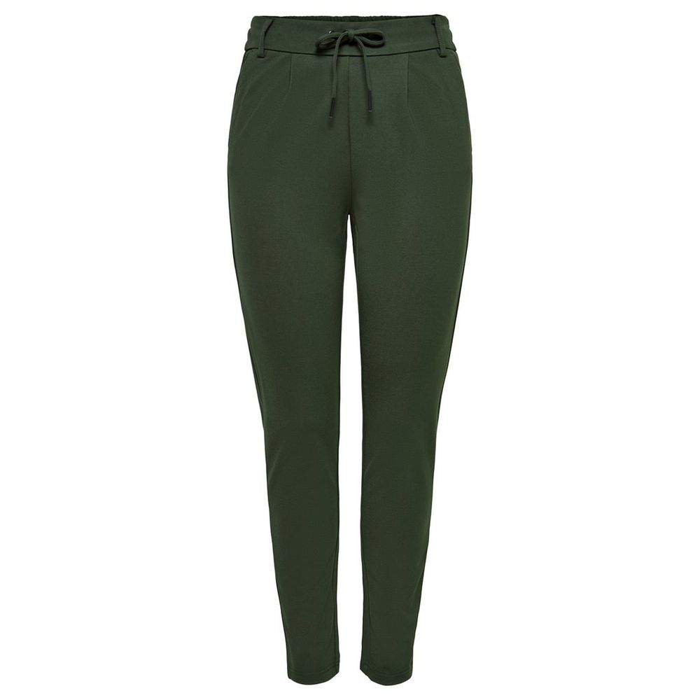 Only Grüne Viskose-Hose im Casual-Look