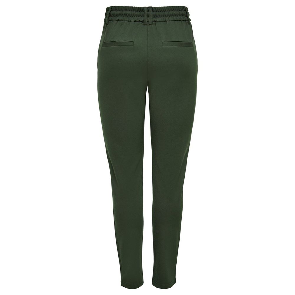 Only Grüne Viskose-Hose im Casual-Look