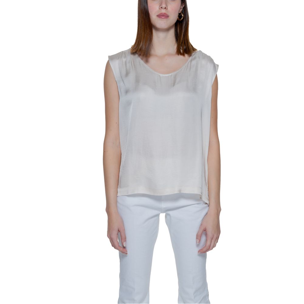Street One Cremefarbene Viskose-Bluse