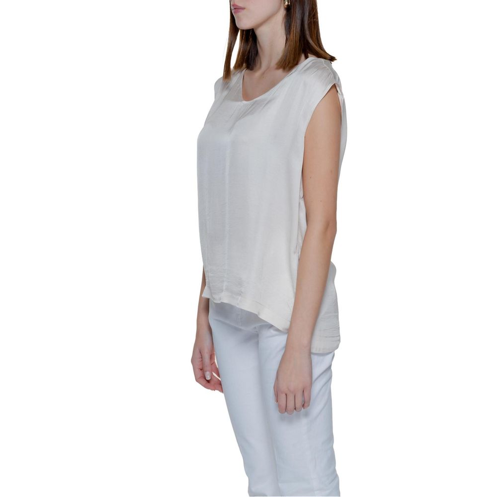 Street One Cremefarbene Viskose-Bluse