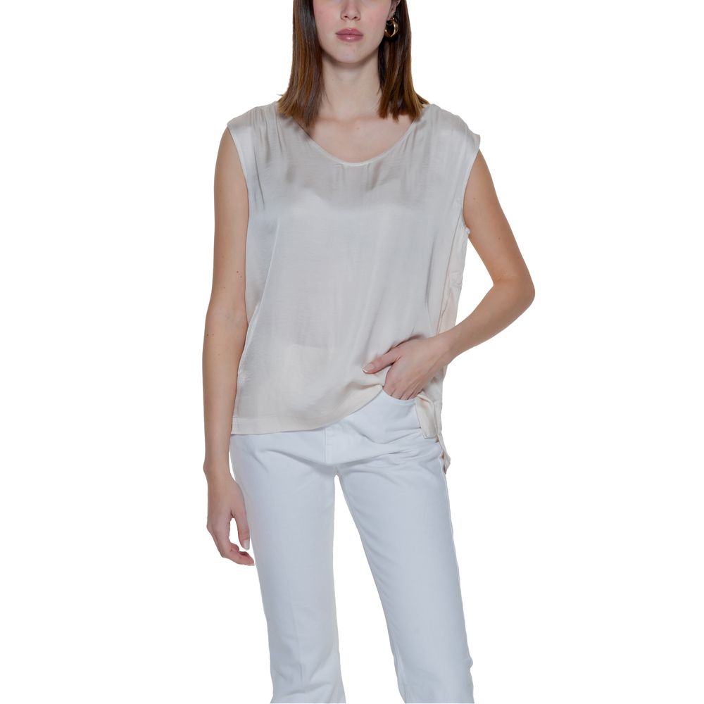 Street One Cremefarbene Viskose-Bluse