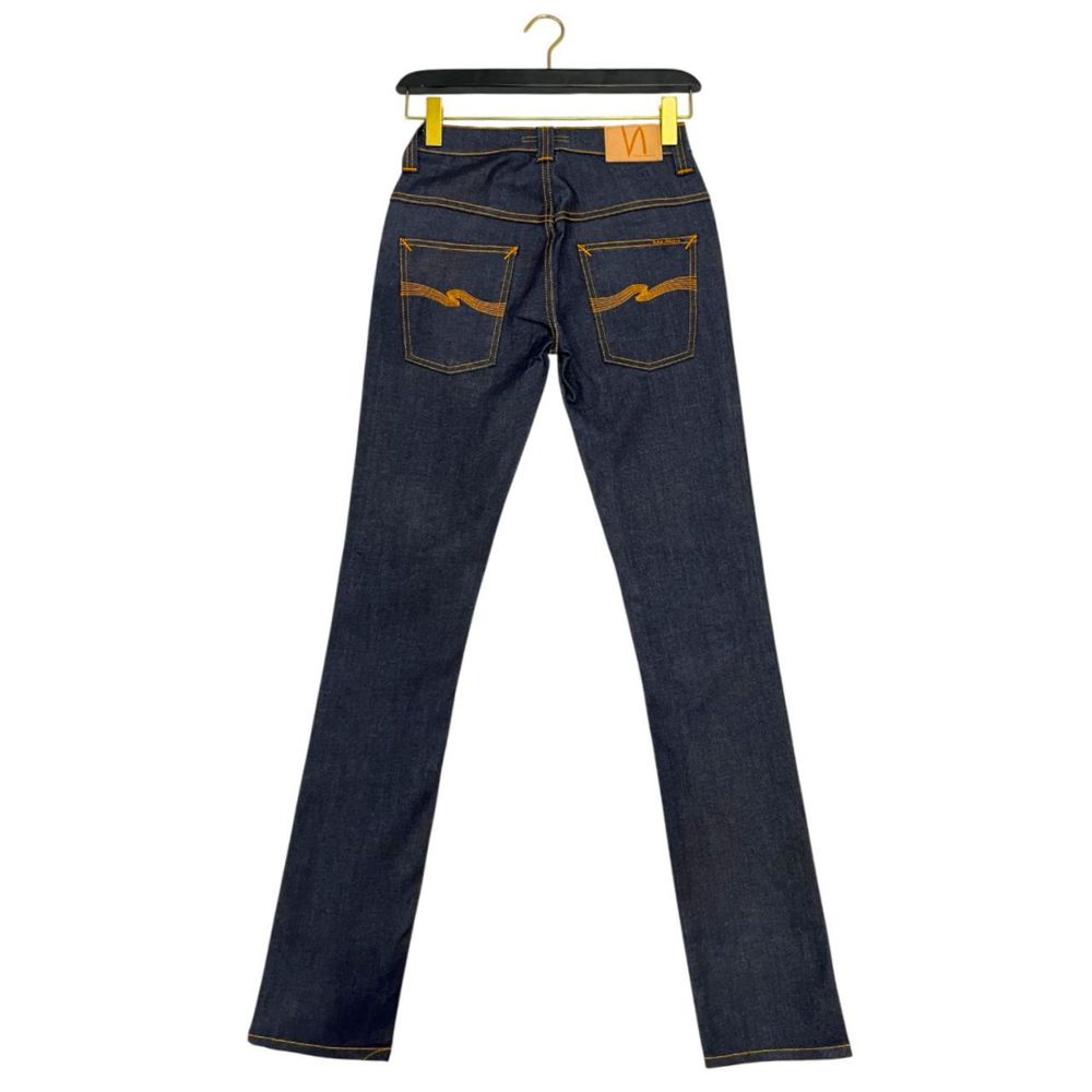 Nudie Jeans Damenjeans aus Baumwolle in Blau