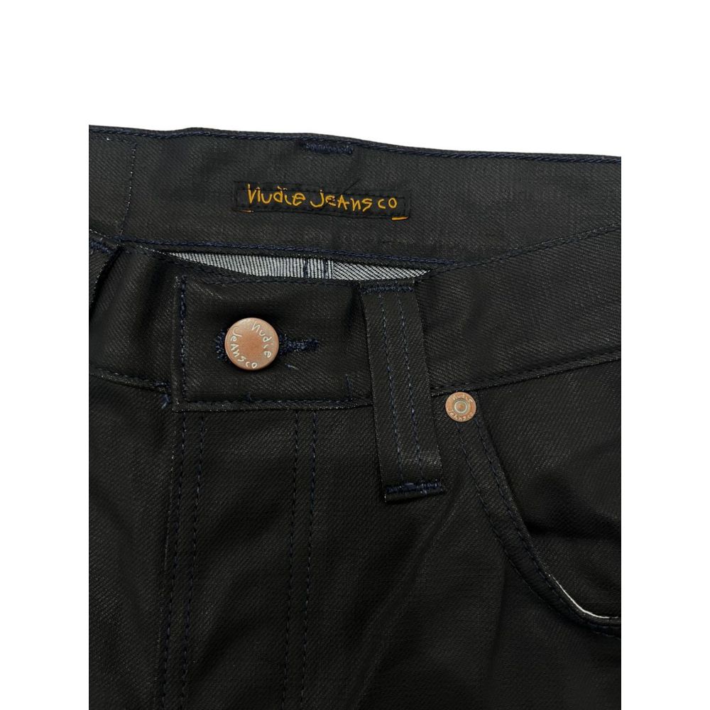 Nudie Jeans Schwarze Baumwolljeans für Herren