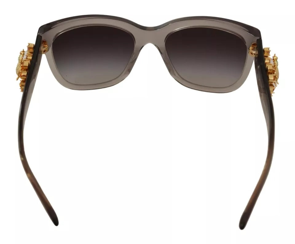 Dolce & Gabbana DG 4247-B-F Sonnenbrille aus Acetat mit verschönerten Kristallen