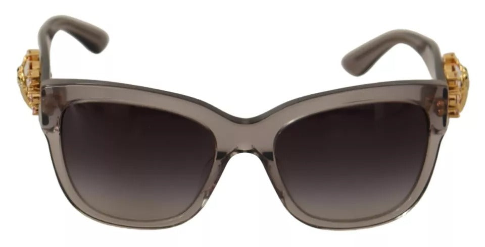 Dolce & Gabbana DG 4247-B-F Sonnenbrille aus Acetat mit verschönerten Kristallen