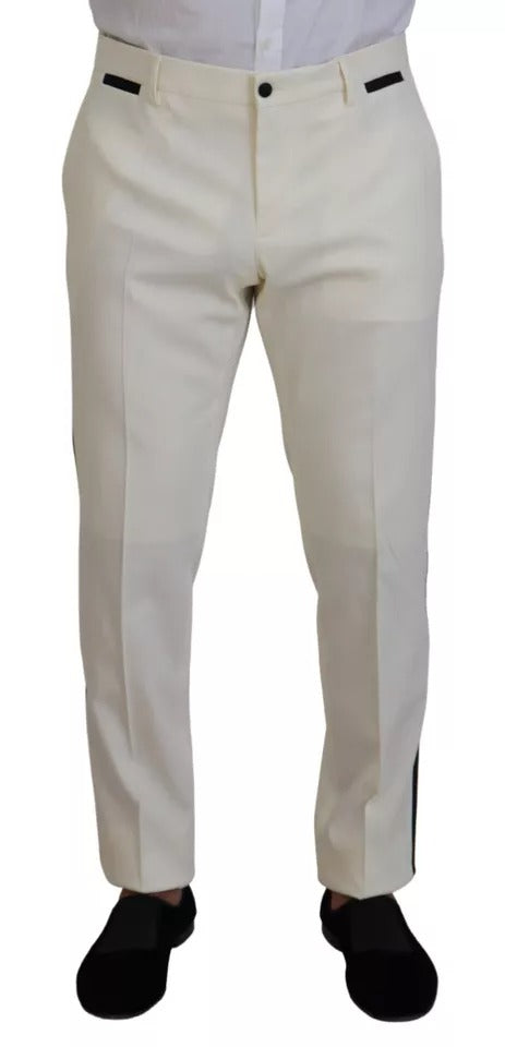 Dolce & Gabbana Weißer doppelreihiger 2-teiliger SICILIA-Anzug