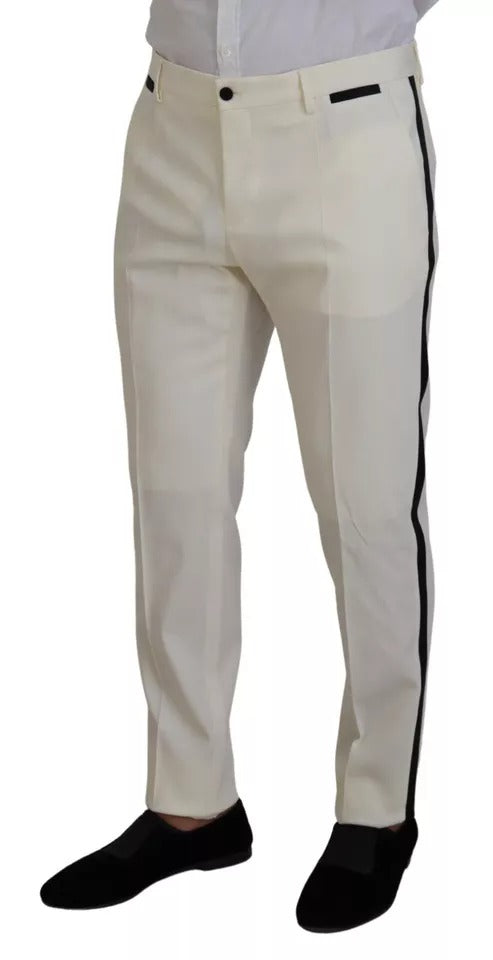 Dolce & Gabbana Weißer doppelreihiger 2-teiliger SICILIA-Anzug