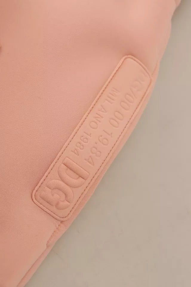 Dolce & Gabbana Rosa Polyester-Sweatpants Jogger-Hosen