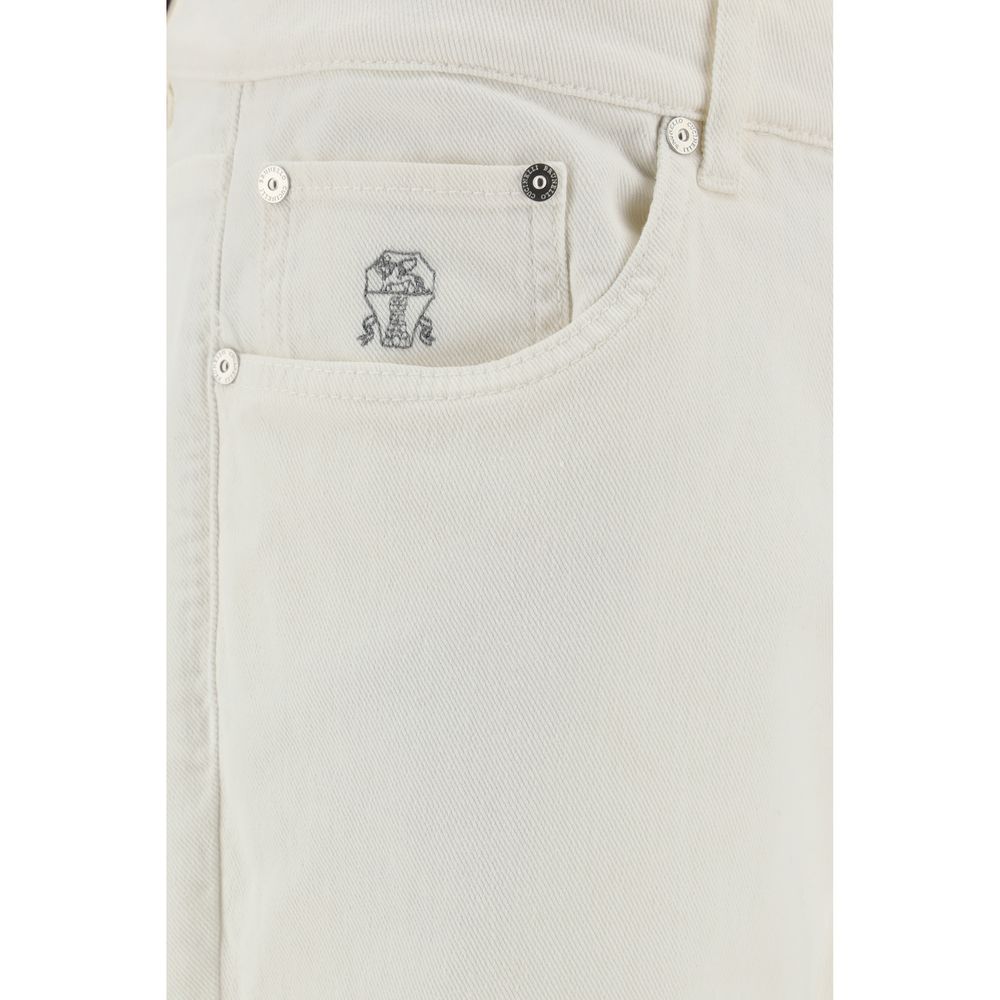 Brunello Cucinelli Jeans mit umgeschlagenem Saum