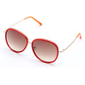 Lancaster Rote Metall-Sonnenbrille