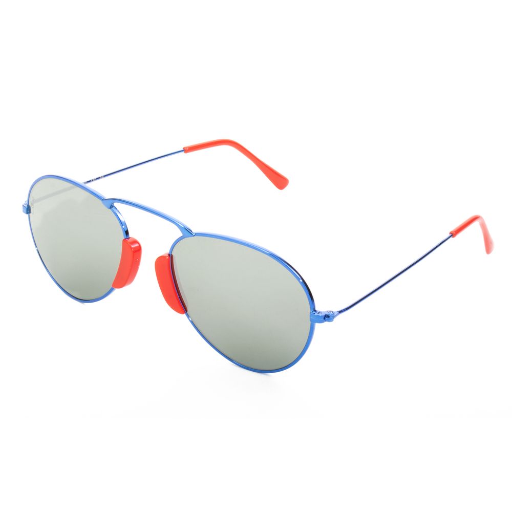 LGR Blaue Metall-Sonnenbrille
