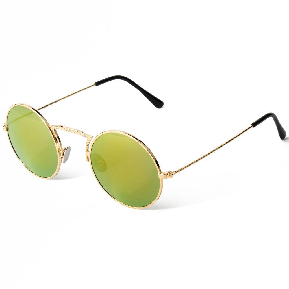 LGR Goldene Metall-Sonnenbrille