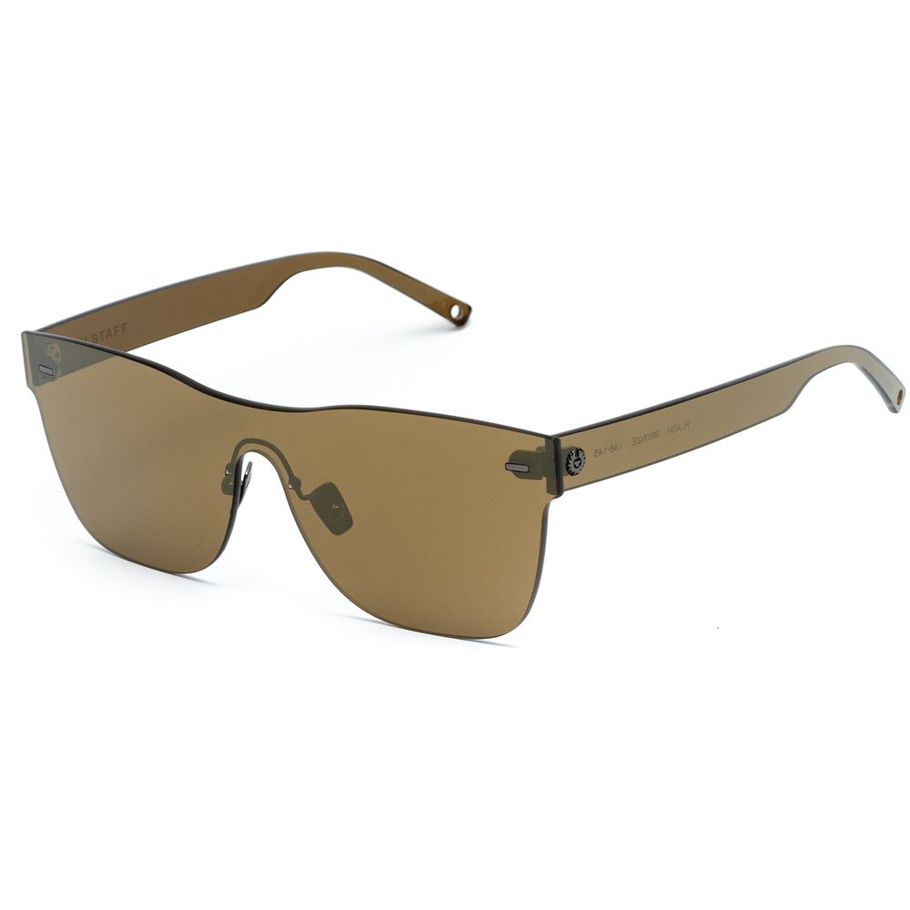 Belstaff Goldfarbene Acetat-Sonnenbrille