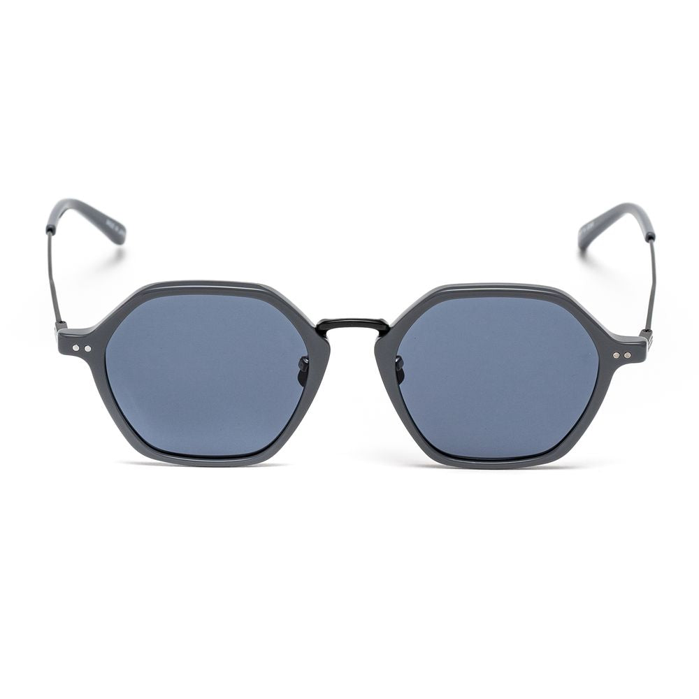 Belstaff Graue Edelstahl-Sonnenbrille