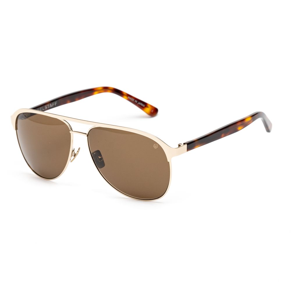 Belstaff Goldfarbene Acetat-Sonnenbrille