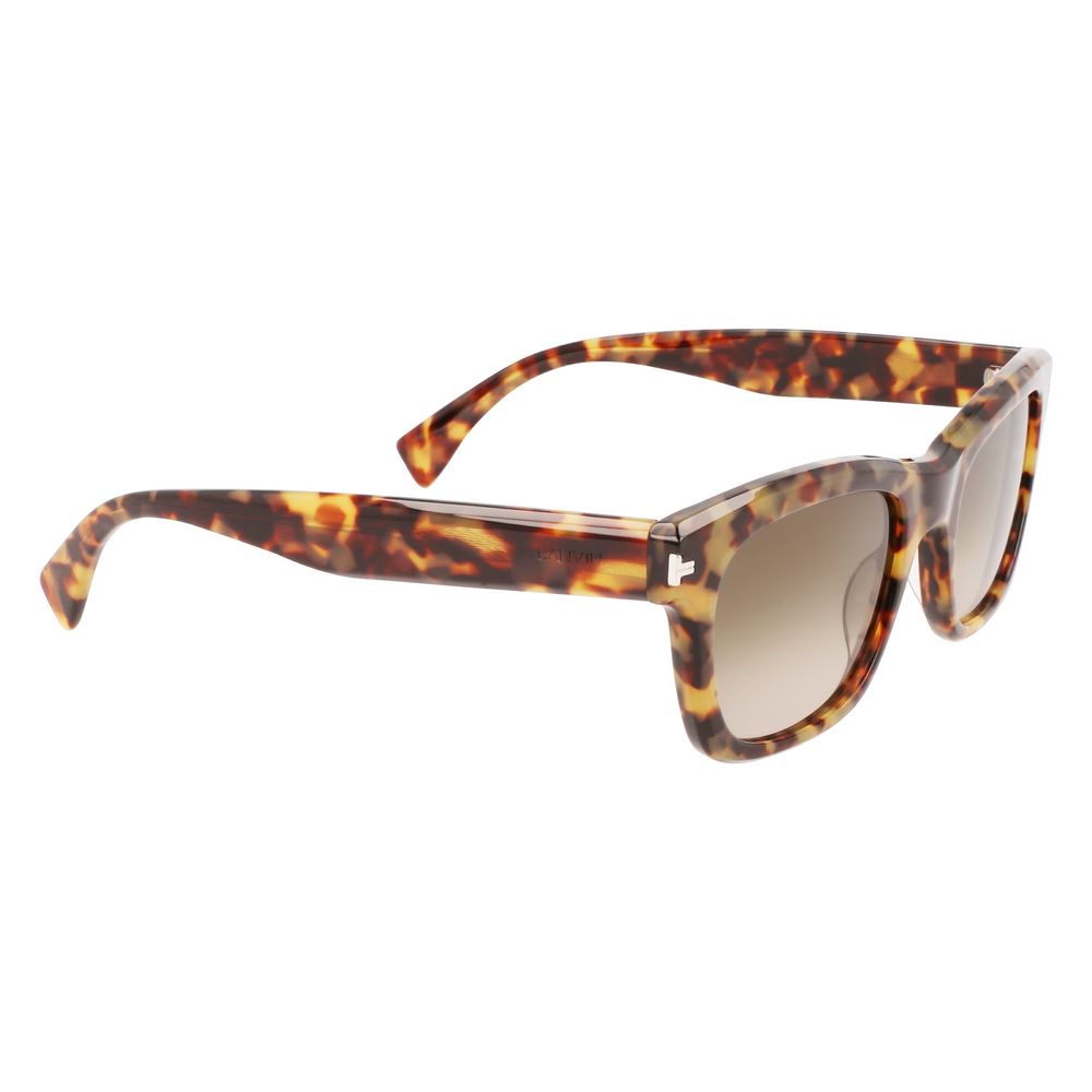 Lanvin Braune Acetat-Sonnenbrille
