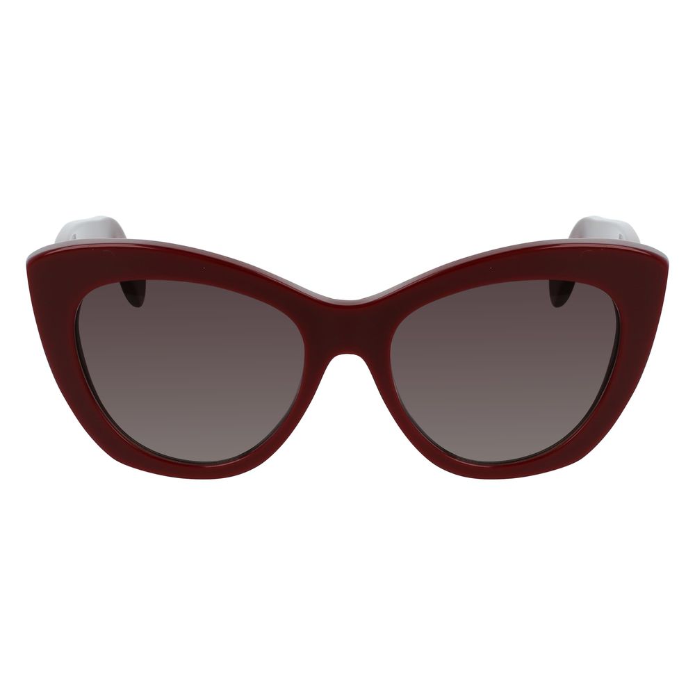 Salvatore Ferragamo Bordeaux Acetat-Sonnenbrille