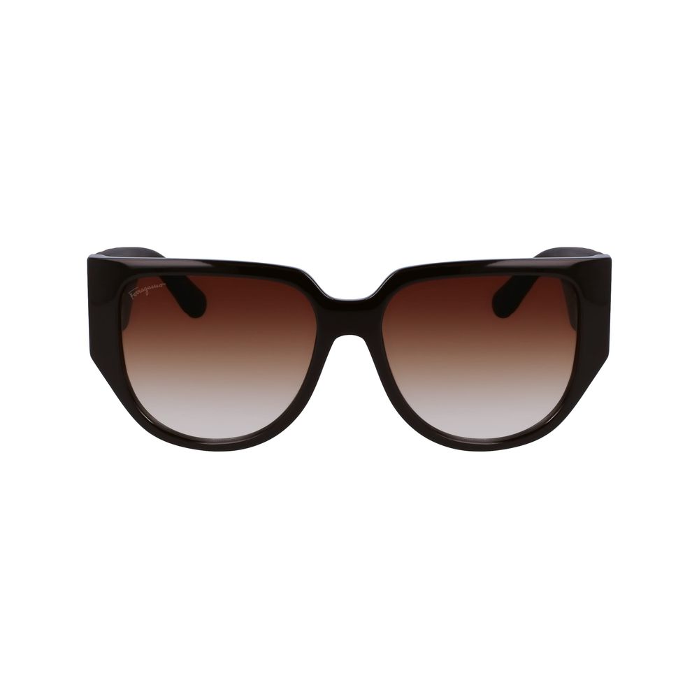 Ferragamo Braun Bio Injected Sonnenbrille