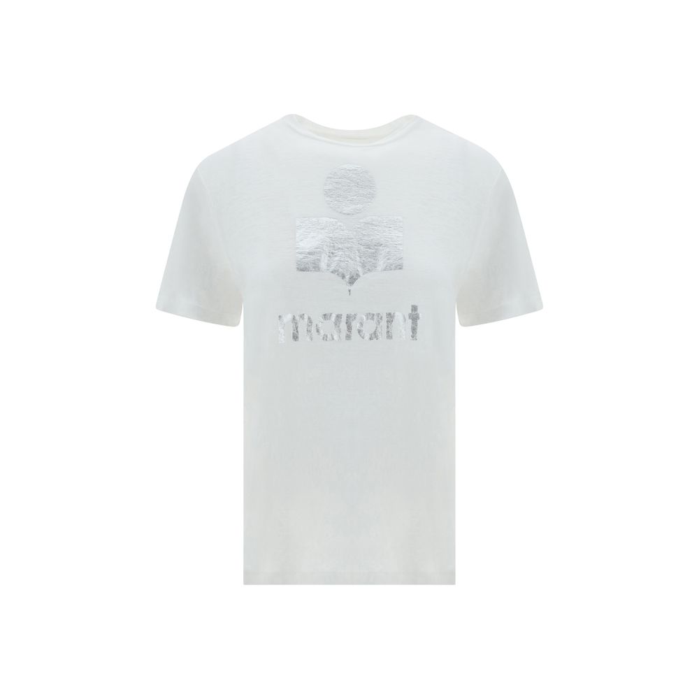 Marant Etoile Weißes Leinen-T-Shirt