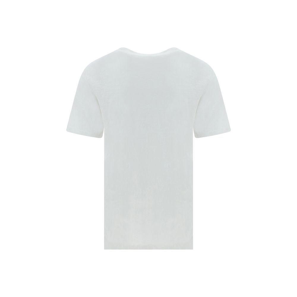 Marant Etoile Weißes Leinen-T-Shirt
