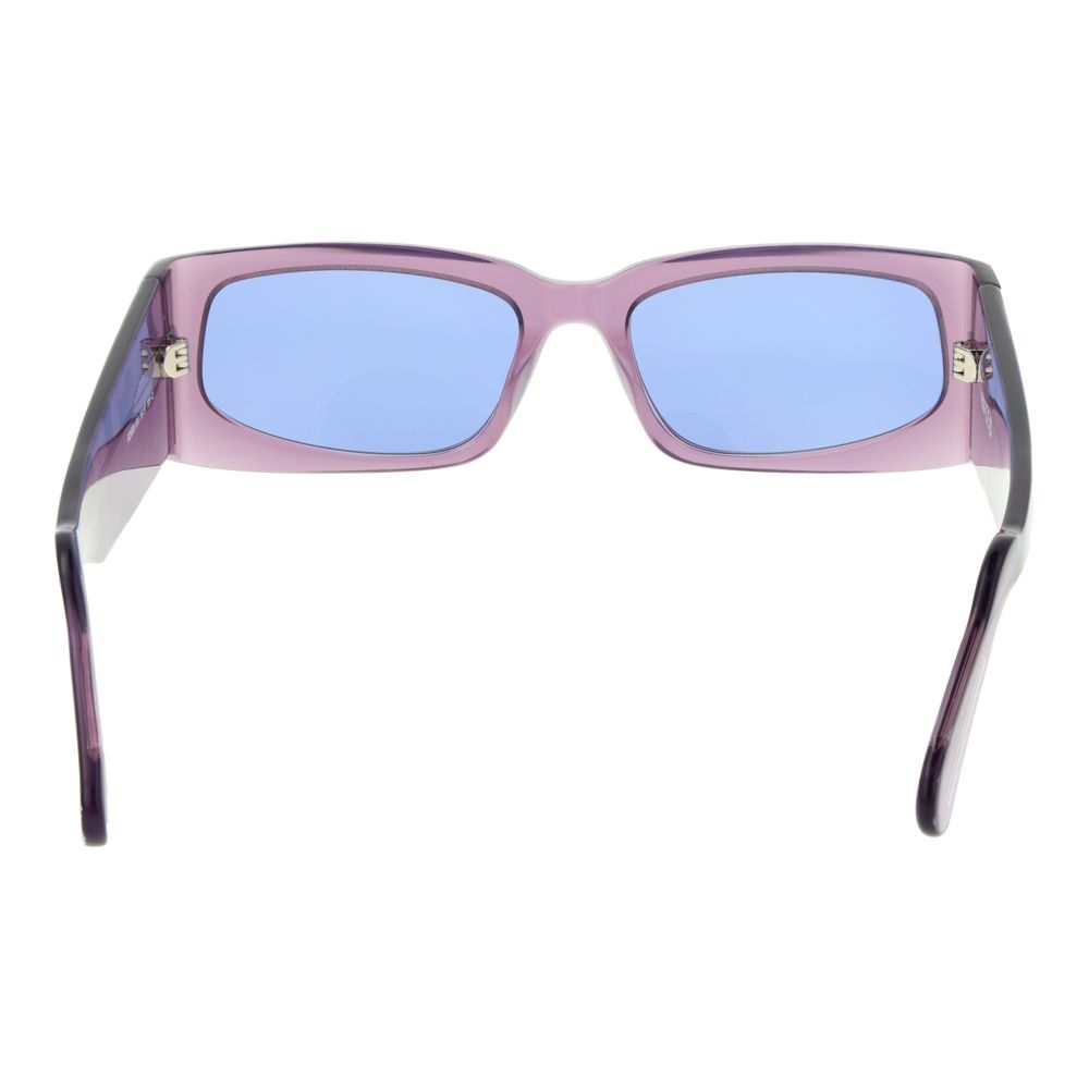 GCDS Violette Sonnenbrille aus Acetat