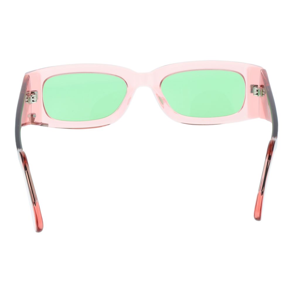 GCDS Pinke Sonnenbrille aus Acetat